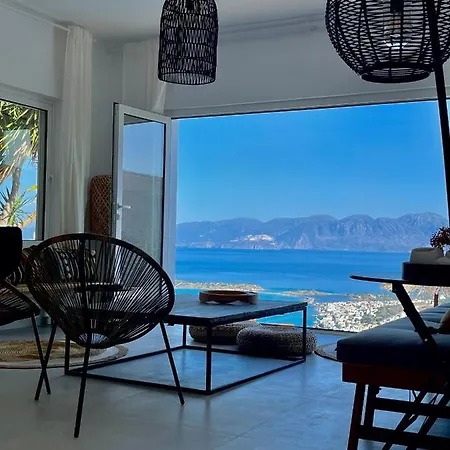 Villa Romee With Private Swimmingpool And Panoramic View On Elounda Exterior photo