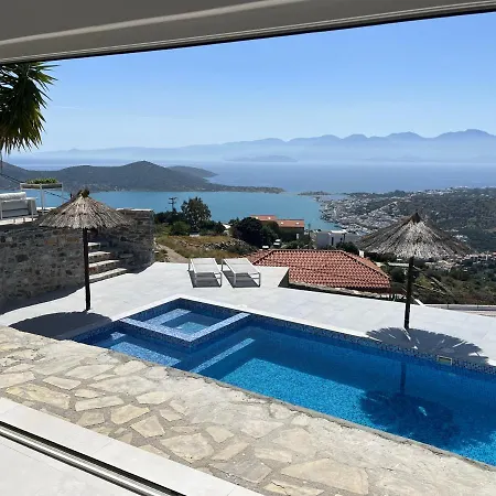 Villa Romee With Private Swimmingpool And Panoramic View On Elounda Exterior photo