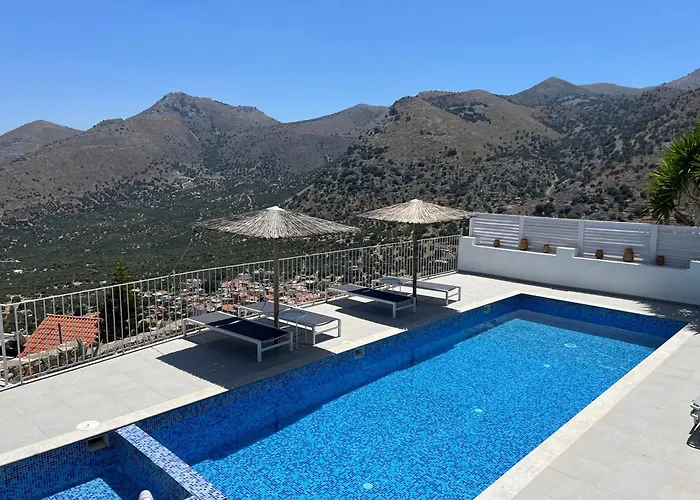 Villa Romee With Private Swimmingpool And Panoramic View On Elounda